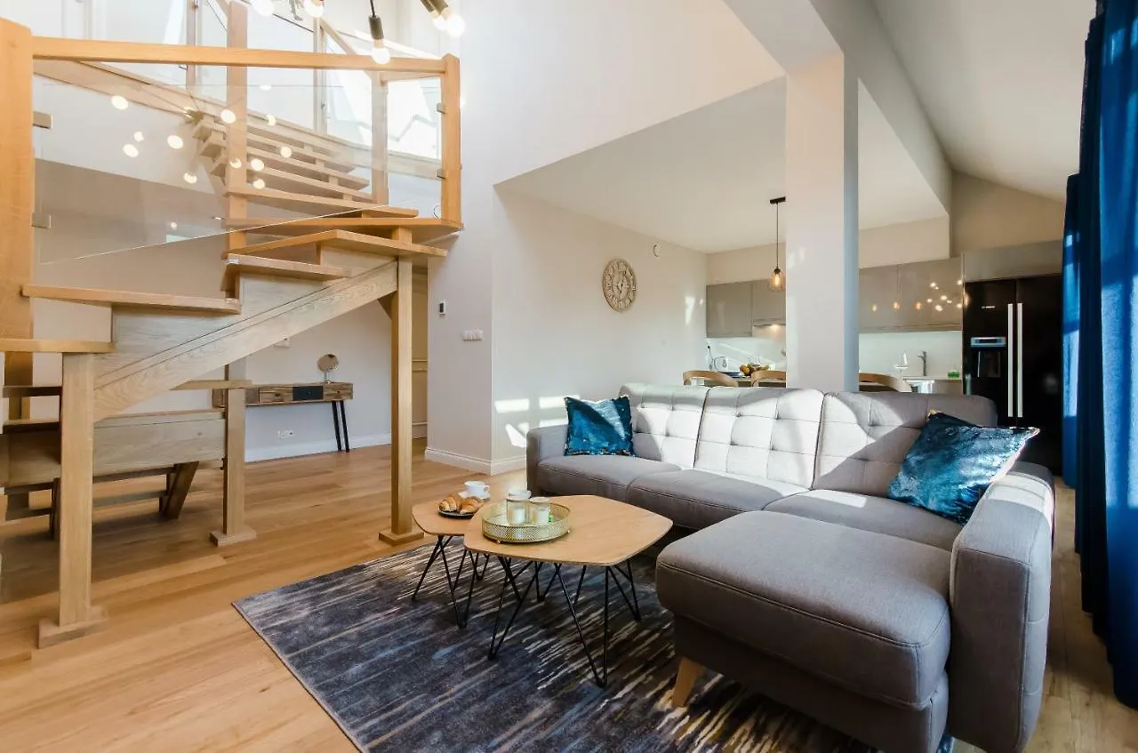 クラクフKazimierz Penthouse With Private Terraceアパートメント